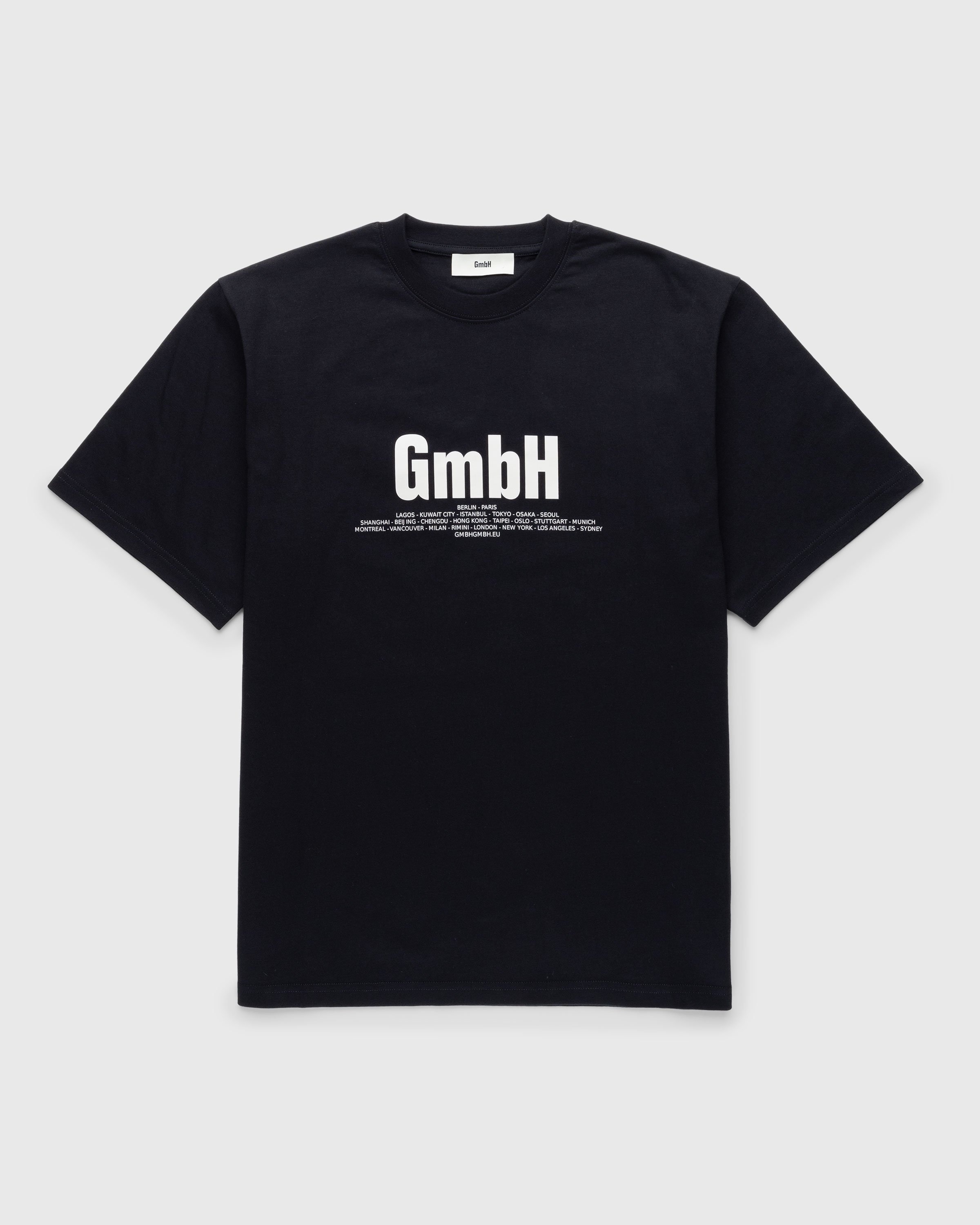 GmbH – Birk T-Shirt With Logo Print Black | Highsnobiety Shop